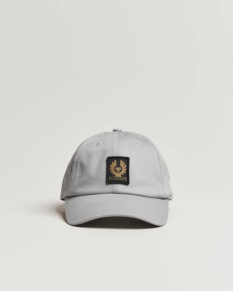 Herren | Belstaff Phoenix Logo Cap Pearl Grey | Belstaff | Phoenix Logo Cap Pearl Grey
