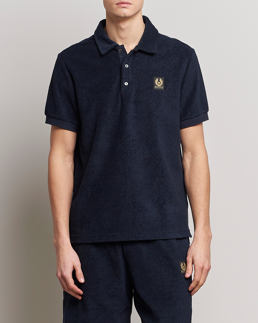 Herren | Poloshirts | Belstaff | Tether Terry Polo Dark Ink