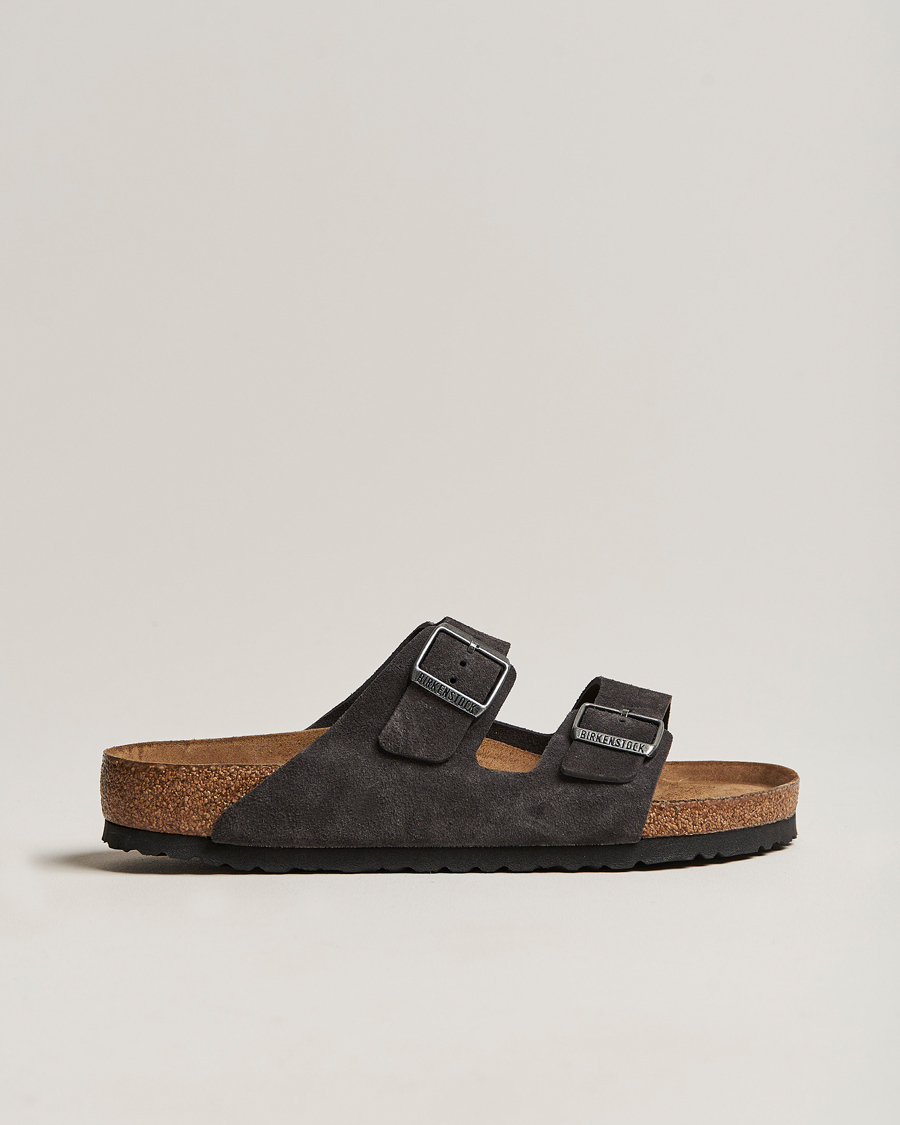 Herren | BIRKENSTOCK Arizona Soft Footbed Velvet Grey Suede | BIRKENSTOCK | Arizona Soft Footbed Velvet Grey Suede