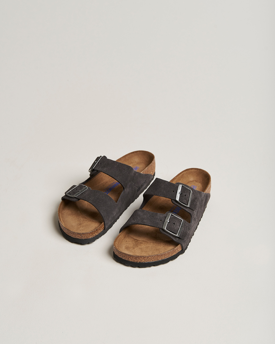 Herren | BIRKENSTOCK Arizona Soft Footbed Velvet Grey Suede | BIRKENSTOCK | Arizona Soft Footbed Velvet Grey Suede