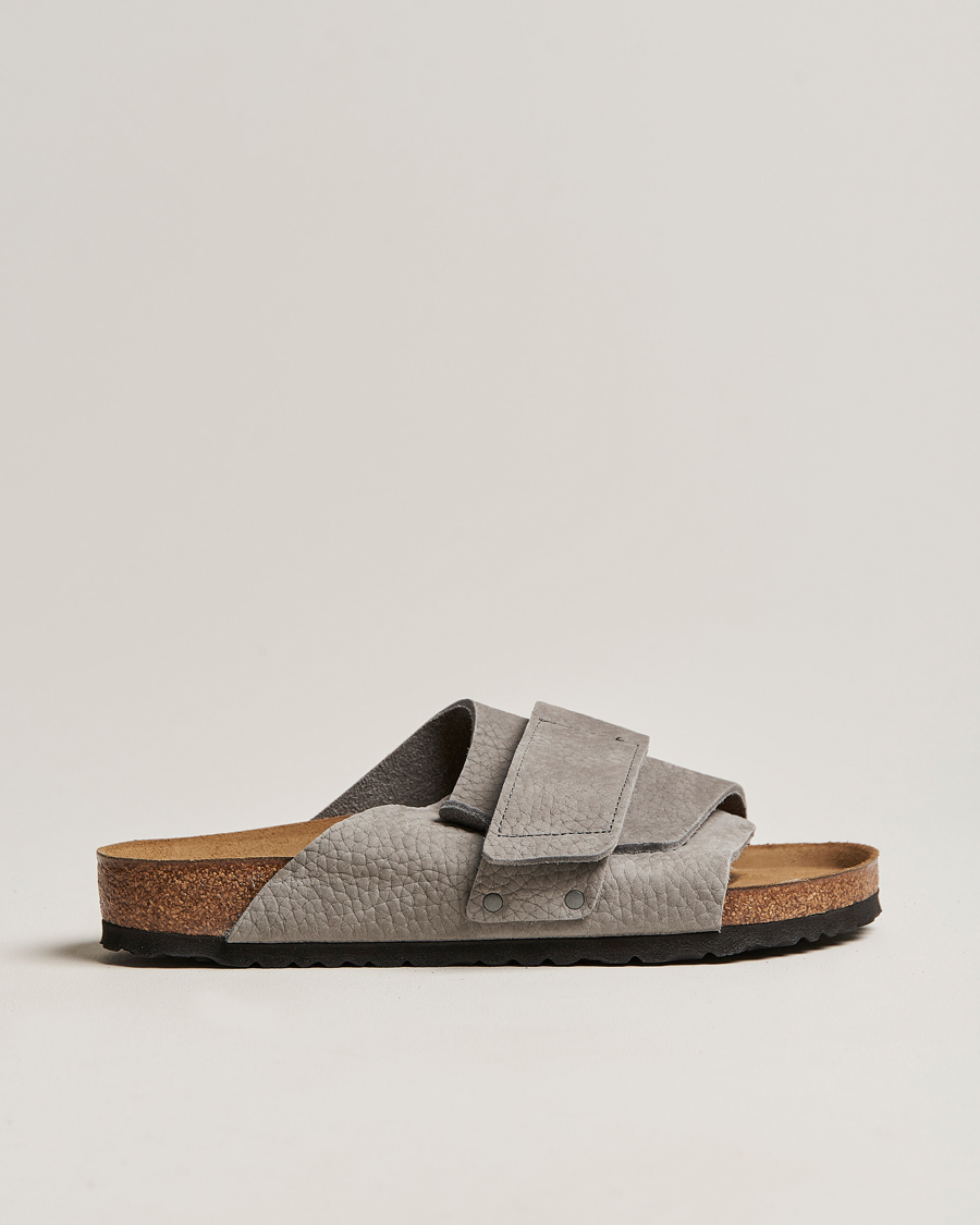 Herren | BIRKENSTOCK Kyoto Nubuck Leather Whale Gray | BIRKENSTOCK | Kyoto Nubuck Leather Whale Gray
