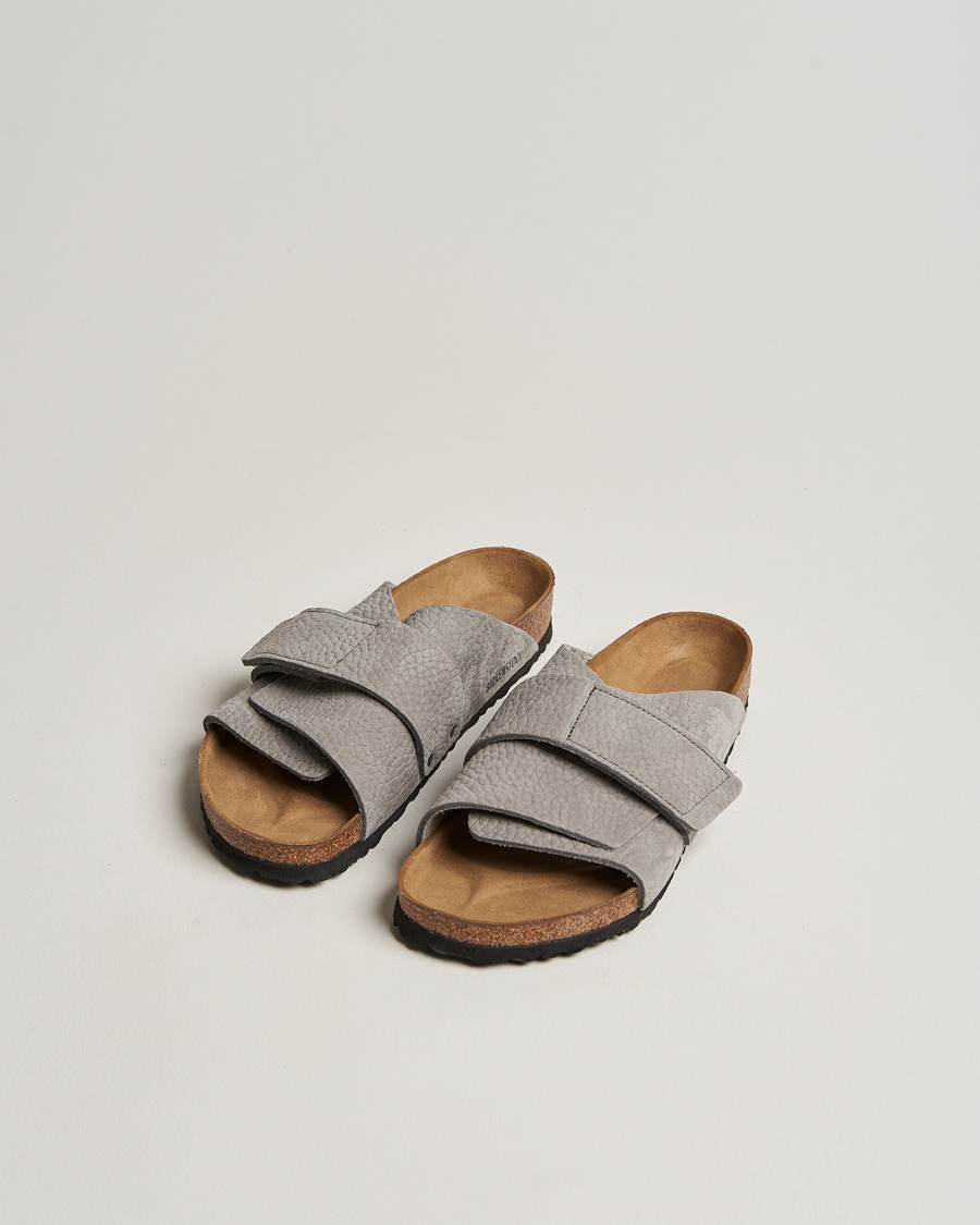 Herren | BIRKENSTOCK Kyoto Nubuck Leather Whale Gray | BIRKENSTOCK | Kyoto Nubuck Leather Whale Gray