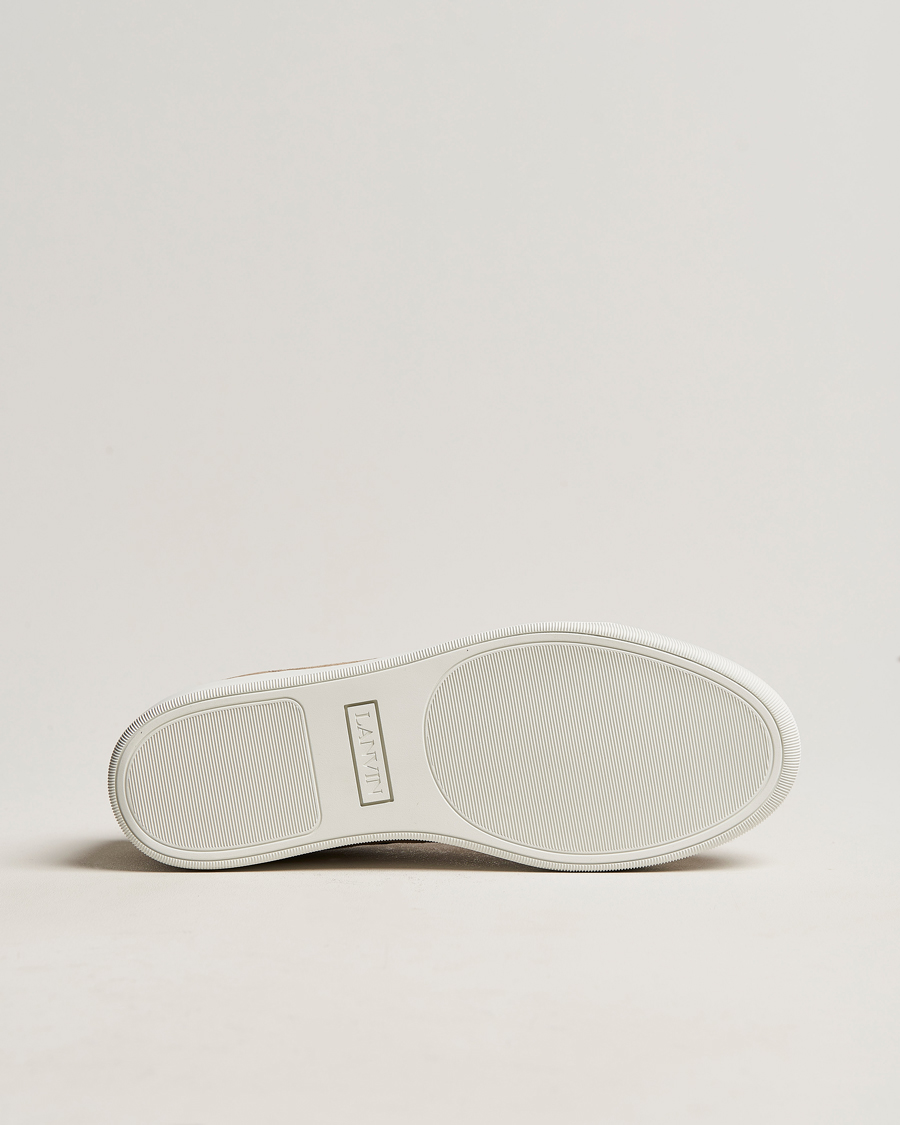 Herren | Lanvin Nappa Cap Toe Sneaker Taupe | Lanvin | Nappa Cap Toe Sneaker Taupe