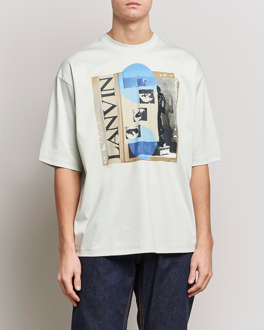 Herren | T-Shirts | Lanvin | Graphic Print T-Shirt Sage