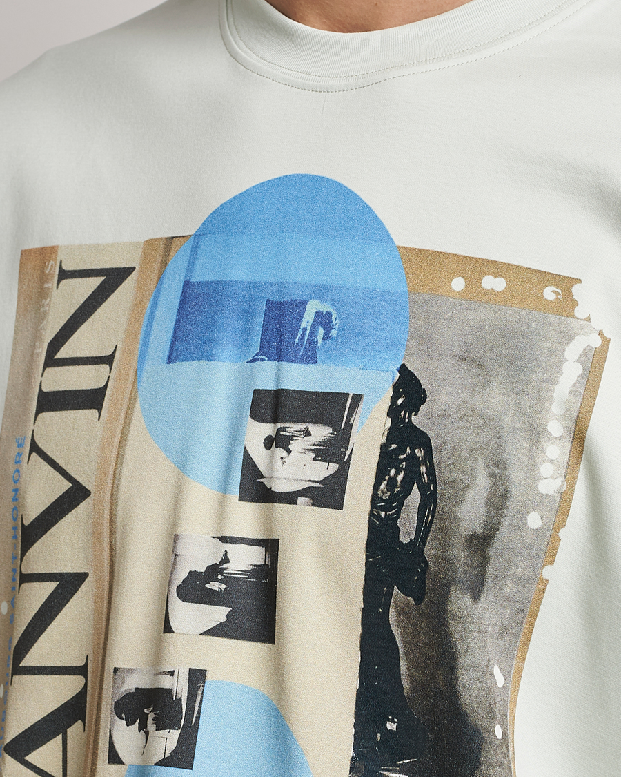 Herren | T-Shirts | Lanvin | Graphic Print T-Shirt Sage