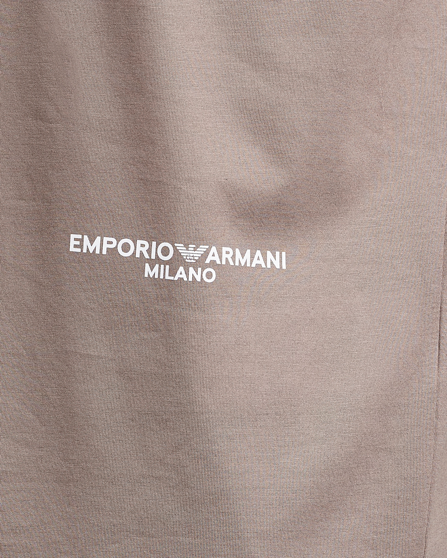 Herren | T-Shirts | Emporio Armani | Cotton T-Shirt Beige