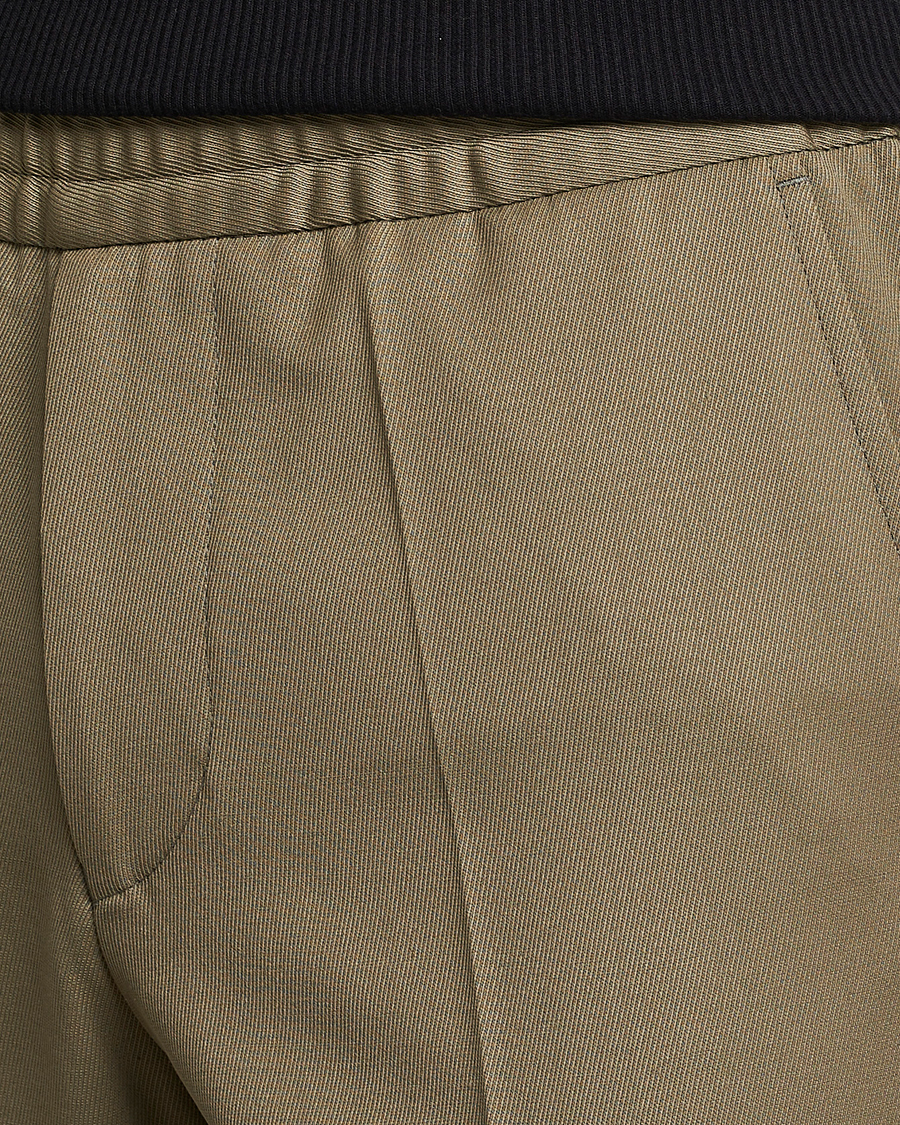 Herren | Hosen | Filippa K | Terry Cropped Trousers Khaki