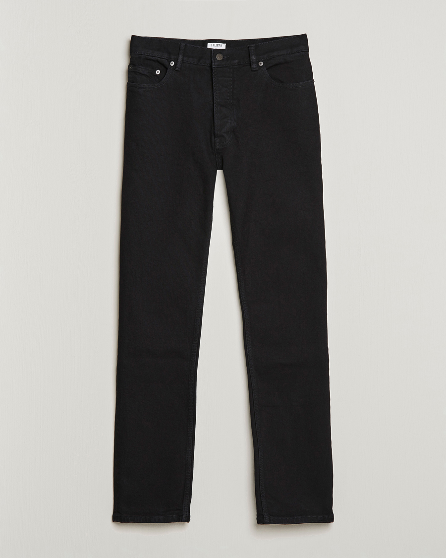 Herren | Jeans | Filippa K | Loose Straight Jeans Night