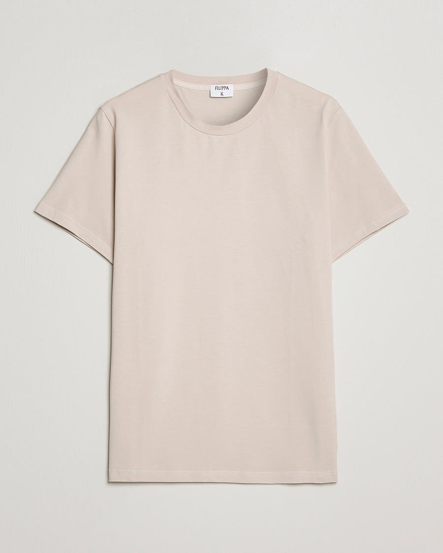 Herren | T-Shirts | Filippa K | Stretch Cotton Tee Sand