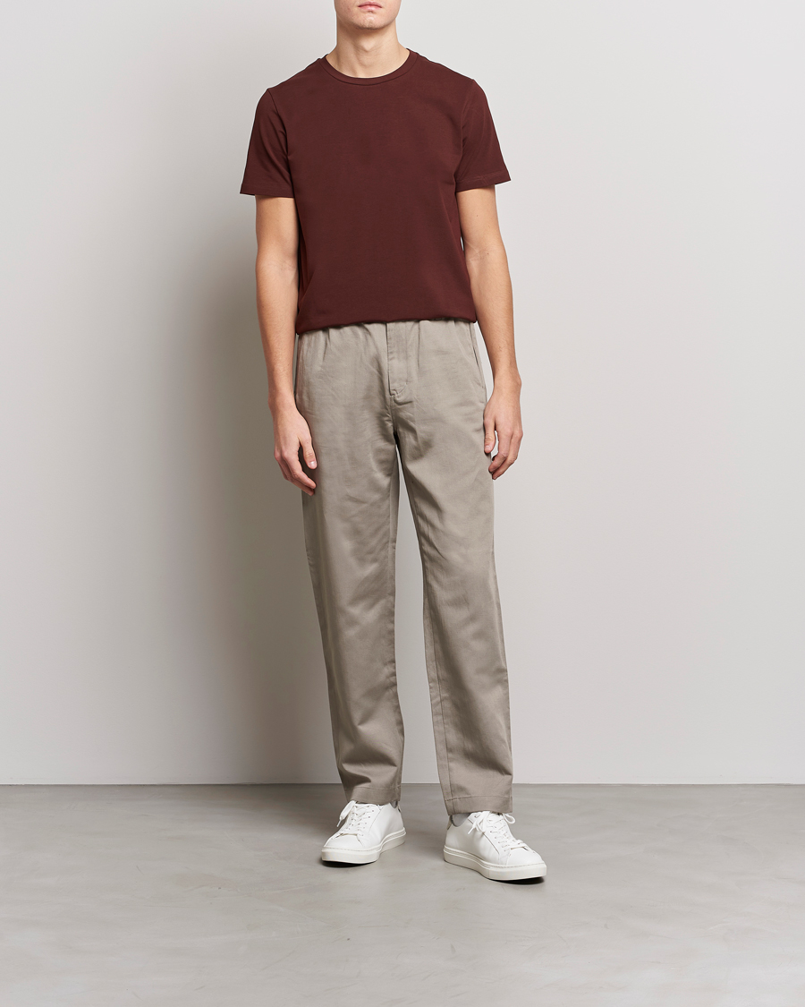 Herren | T-Shirts | Filippa K | Stretch Cotton Tee Brown