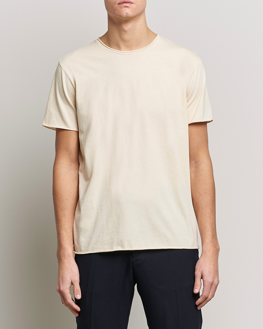 Herren | T-Shirts | Filippa K | Roll Neck Tee Vanilla