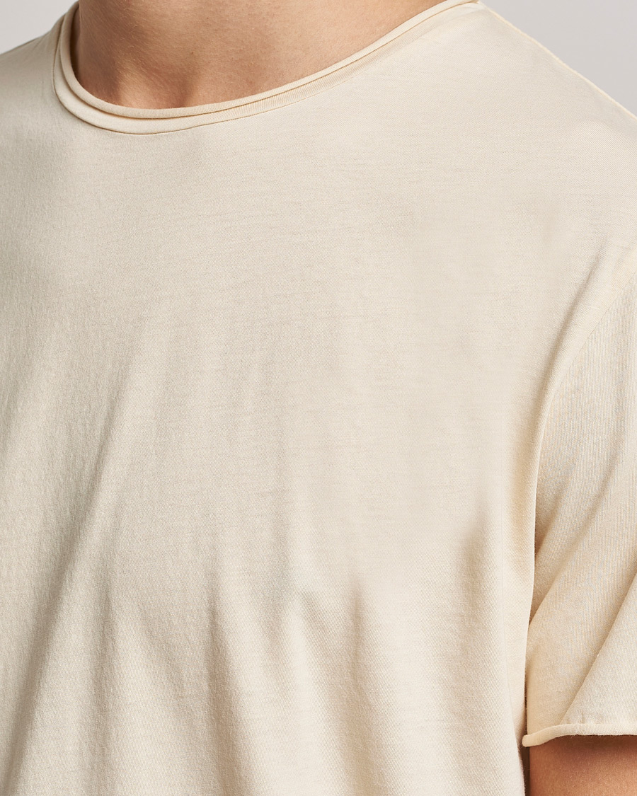 Herren | T-Shirts | Filippa K | Roll Neck Tee Vanilla