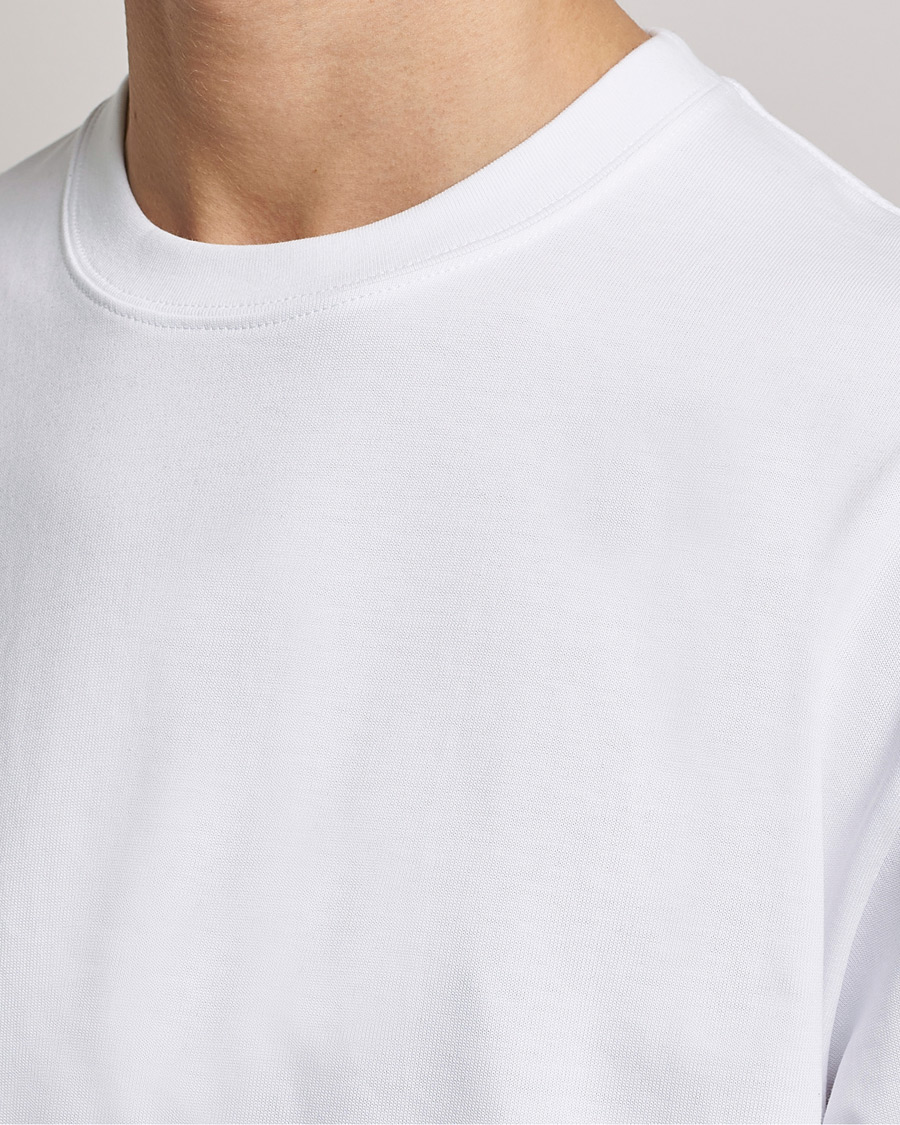 Herren | T-Shirts | Filippa K | Heavy Cotton Crew Neck T-Shirt White