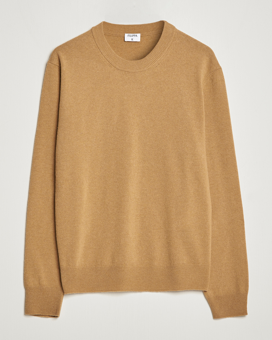Herren | Pullover | Filippa K | Relaxed Wool Sweater Butterscotch