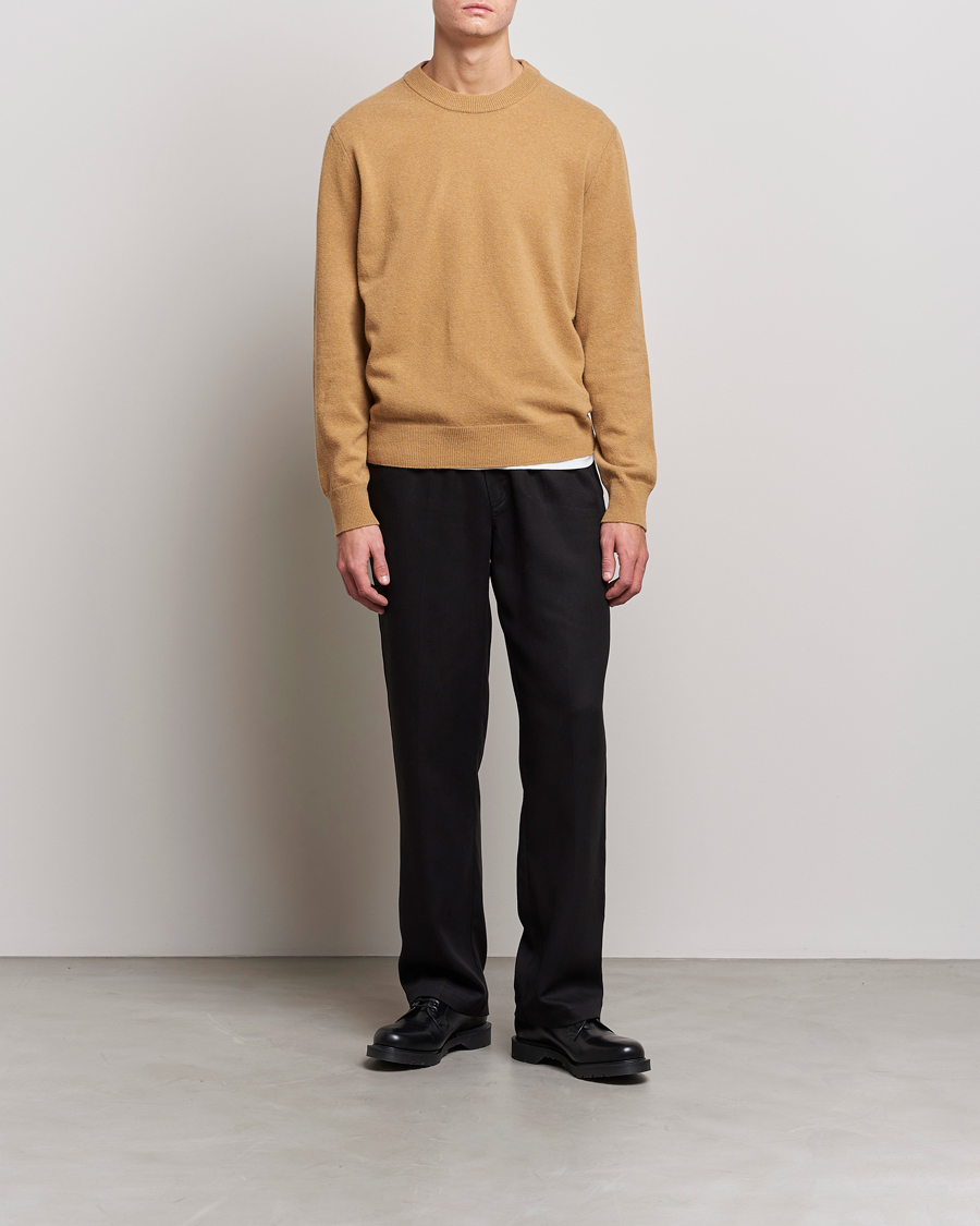 Herren | Pullover | Filippa K | Relaxed Wool Sweater Butterscotch