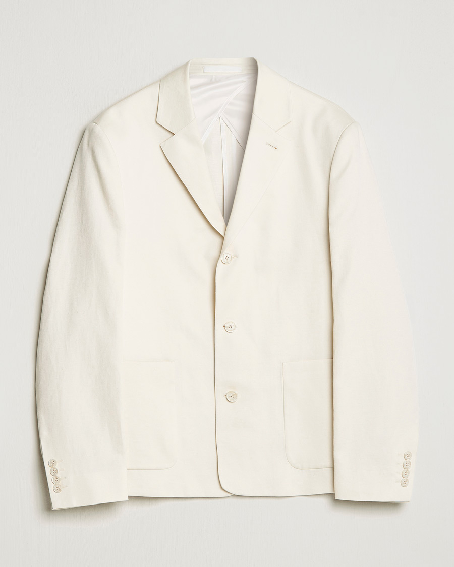 Herren | Sakkos | Filippa K | Cotton Linen Blazer Bone White