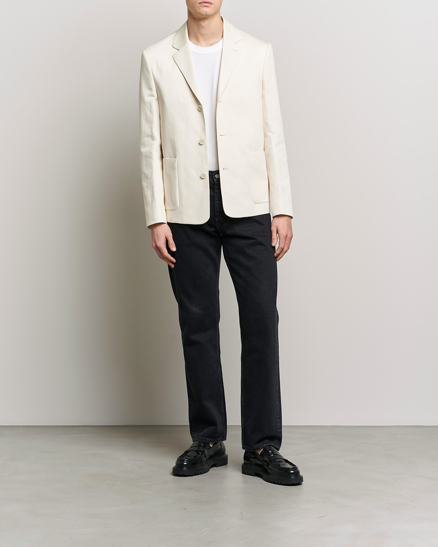 Herren | Sakkos | Filippa K | Cotton Linen Blazer Bone White