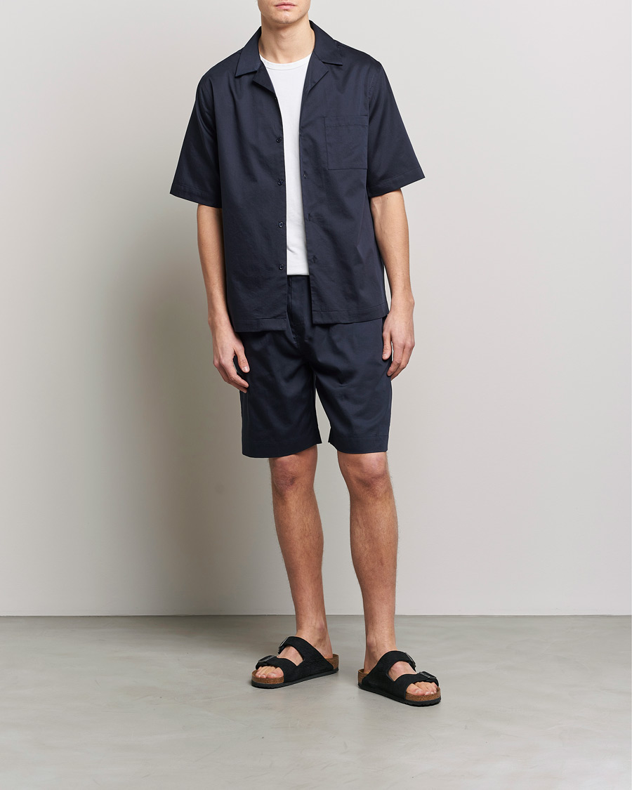 Herren | Shorts | Filippa K | Cotton Lounge Shorts Night Blue