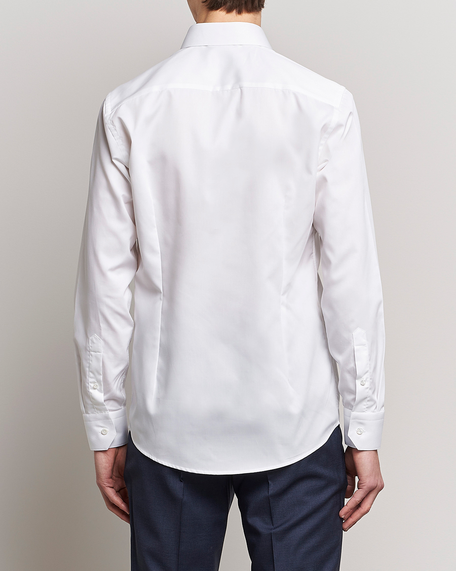 Herren | Hemden | Eton | Fine Pique Shirt White