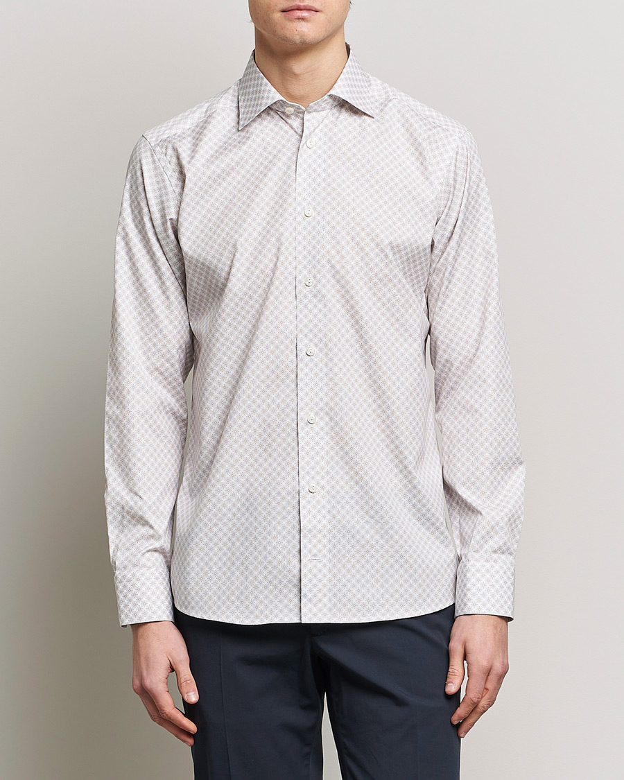 Herren | Hemden | Eton | Signature Poplin Shirt Brown