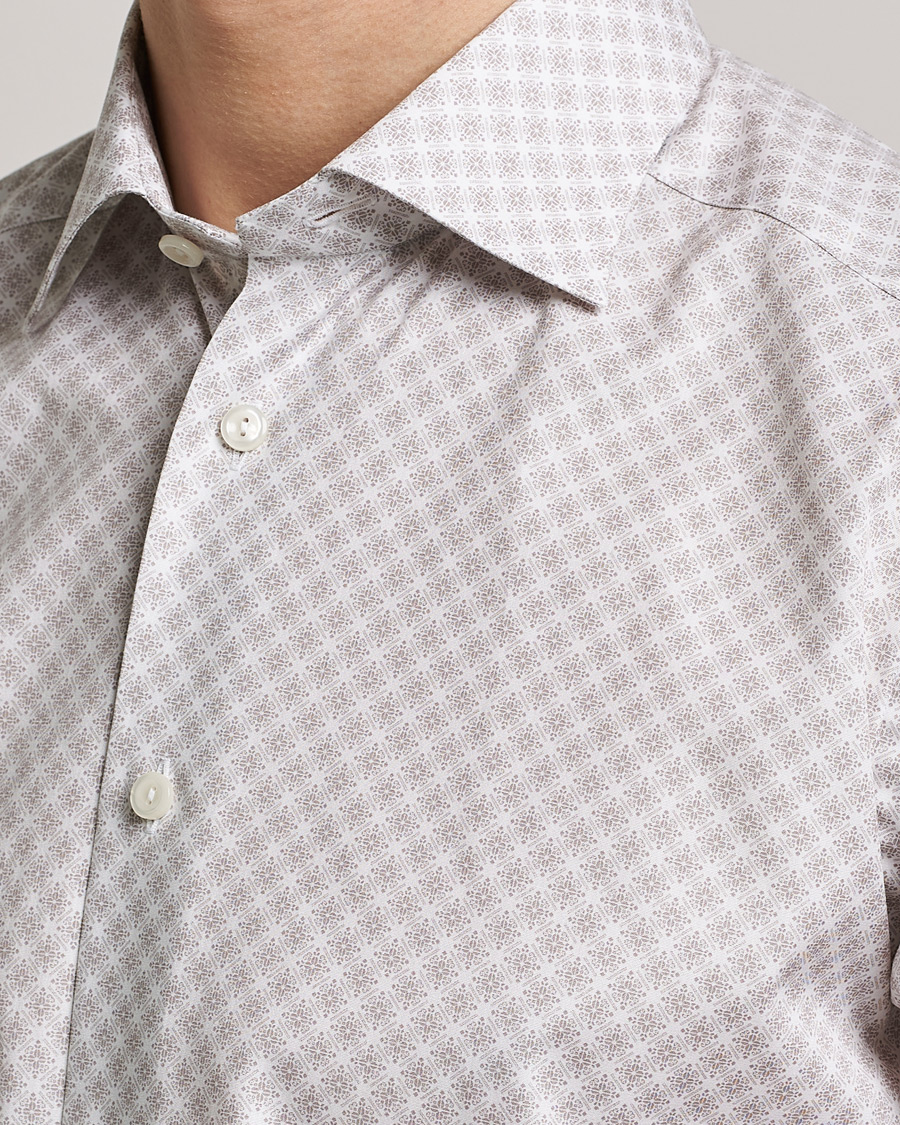 Herren | Hemden | Eton | Signature Poplin Shirt Brown