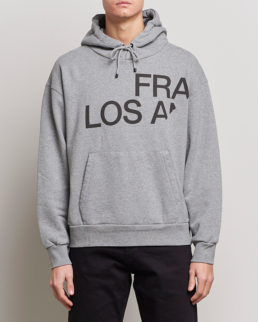 Herren | Pullover | FRAME | Logo Hoodie Grey Melange