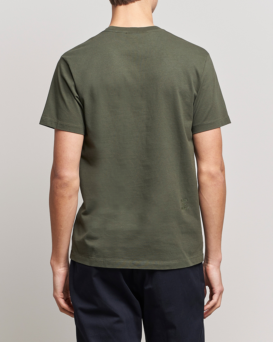 Herren | T-Shirts | FRAME | Logo T-Shirt Olive Green