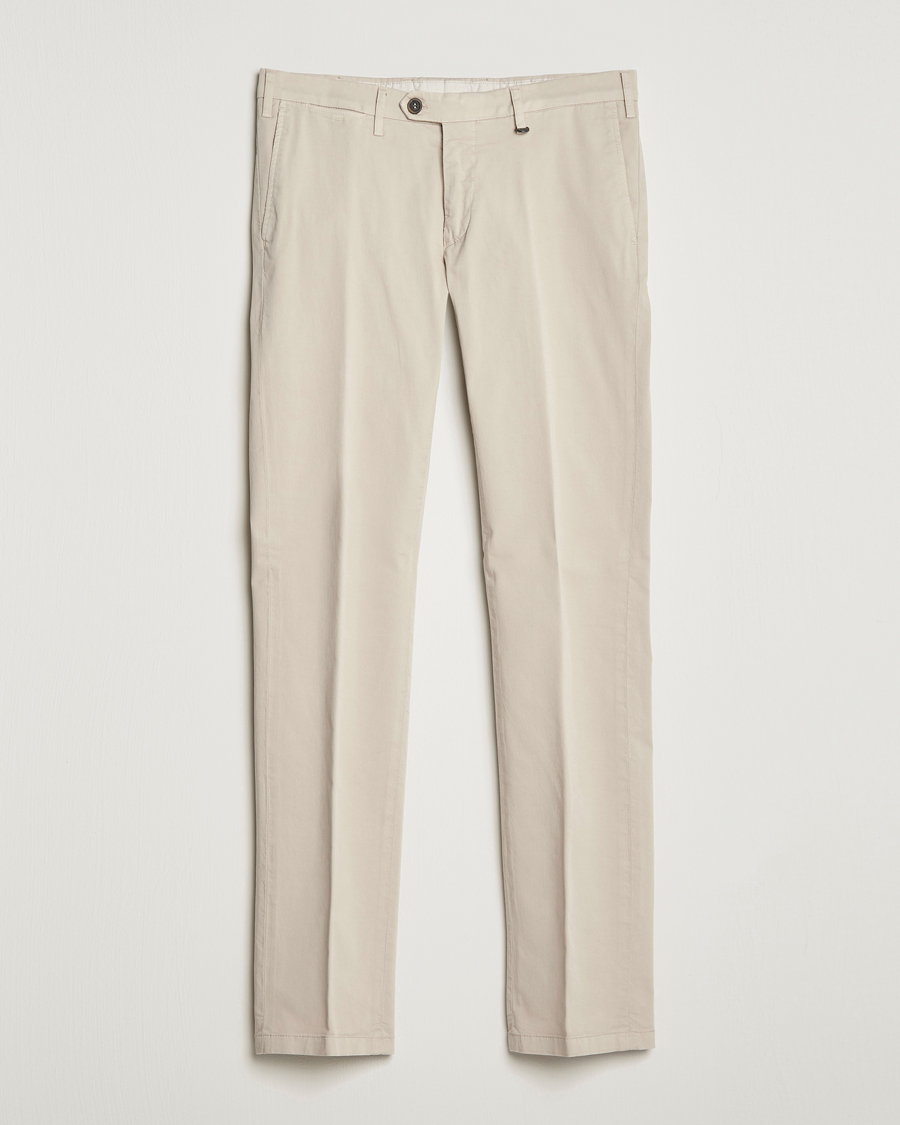 Herren | Hosen | Canali | Cotton Stretch Chinos Beige