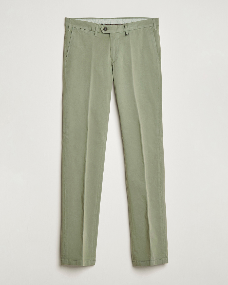 Herren | Hosen | Canali | Cotton Stretch Chinos Sage