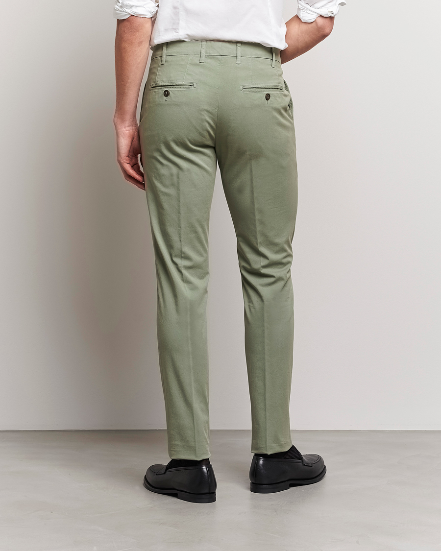 Herren | Hosen | Canali | Cotton Stretch Chinos Sage