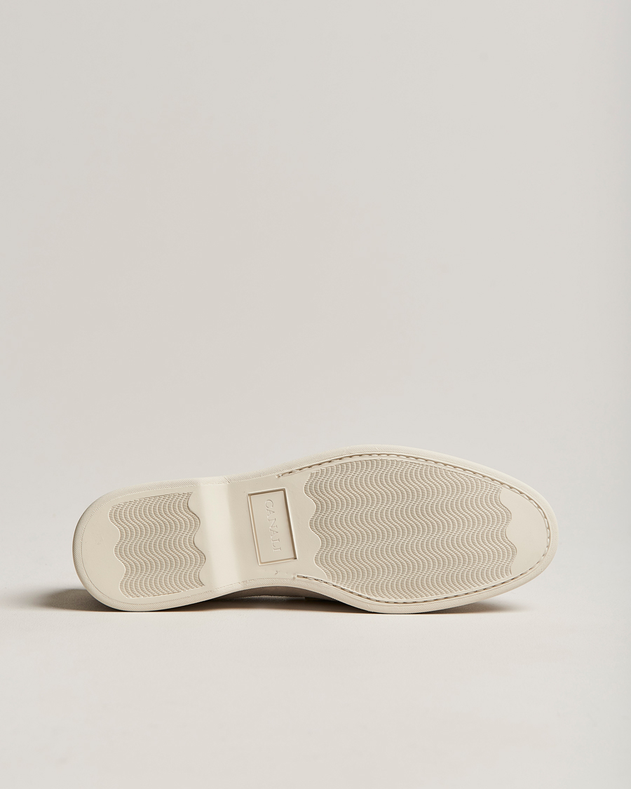 Herren | Canali Summer Loafers Light Beige Suede | Canali | Summer Loafers Light Beige Suede