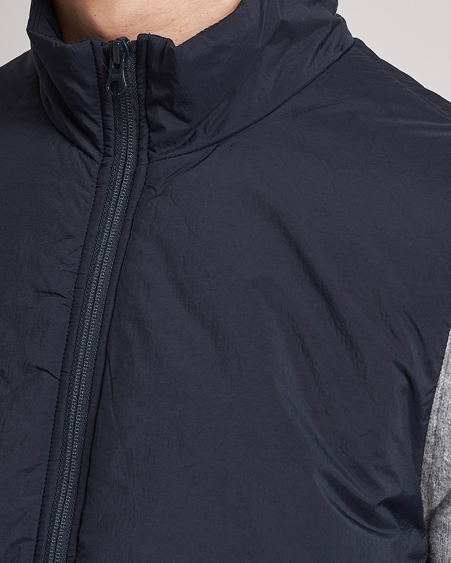 Herren | Westen | NN07 | Verve Padded Waistcoat Navy Blue