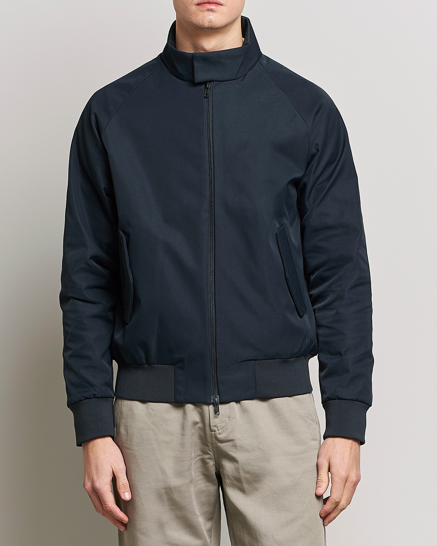 Herren | Jacken | NN07 | Dawson Light Harrington Jacket Navy Blue