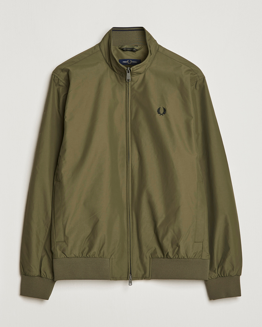 Herren | Jacken | Fred Perry | Brentham Jacket Uniform Green
