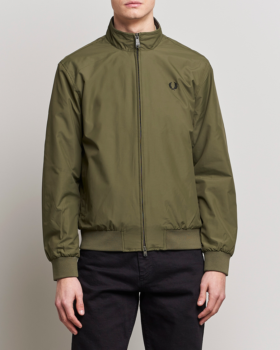 Herren | Jacken | Fred Perry | Brentham Jacket Uniform Green