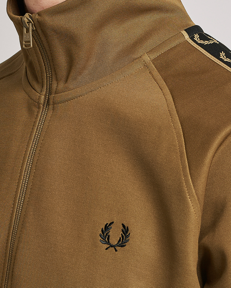 Herren | Pullover | Fred Perry | Taped Track Jacket Shaded Stone