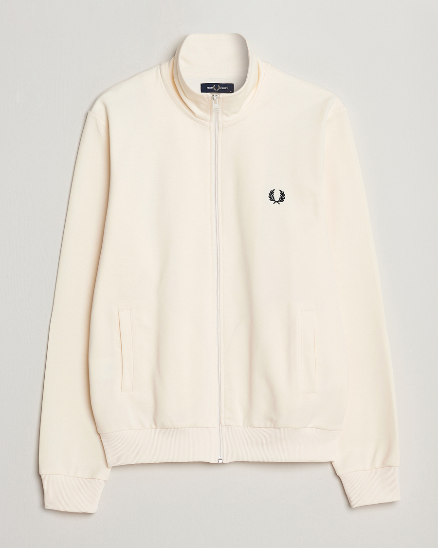 Herren | Pullover | Fred Perry | Track Jacket Ecru