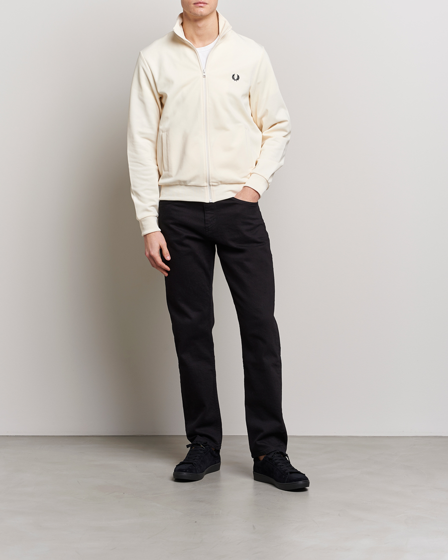 Herren | Pullover | Fred Perry | Track Jacket Ecru