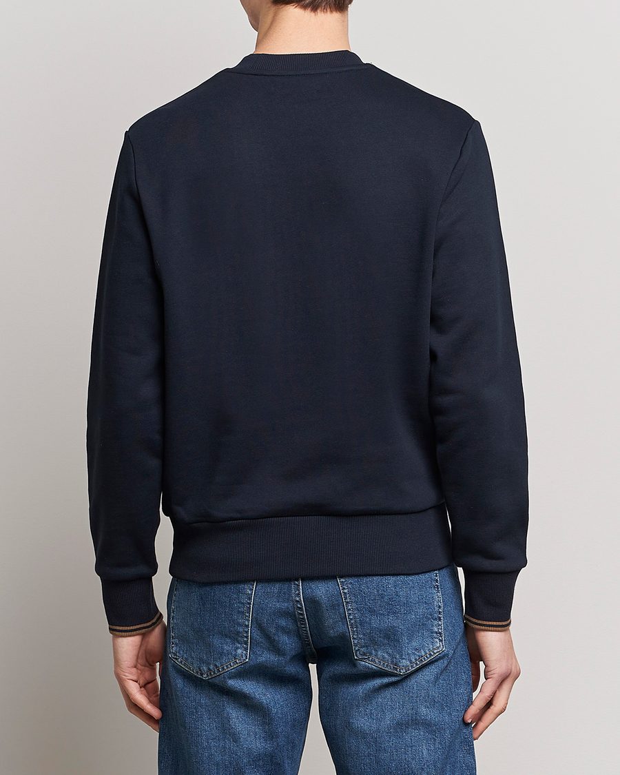 Herren | Pullover | Fred Perry | Crew Neck Sweatshirt Navy