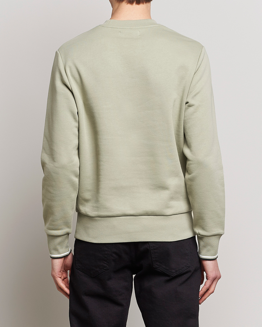 Herren | Pullover | Fred Perry | Crew Neck Sweatshirt Sea Gras
