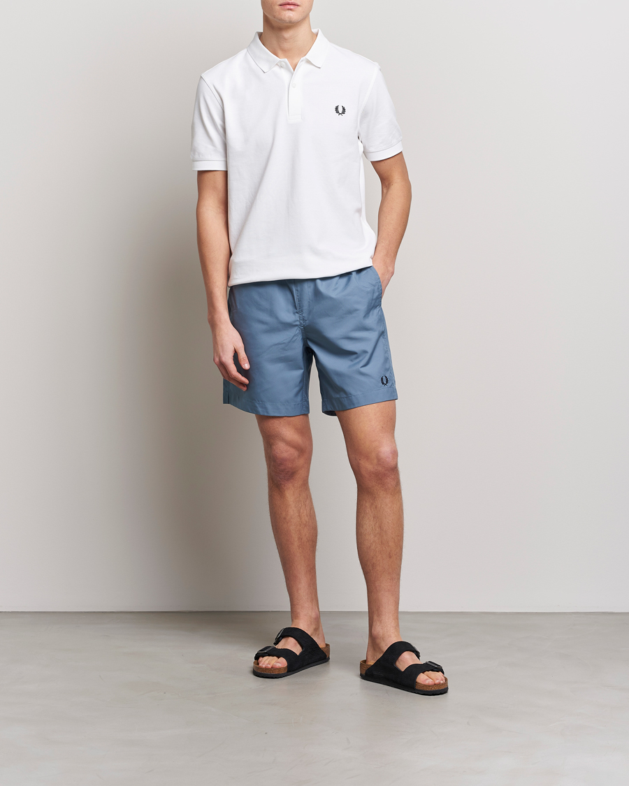 Herren | Badehosen | Fred Perry | Classic Swimshorts Ash Blue