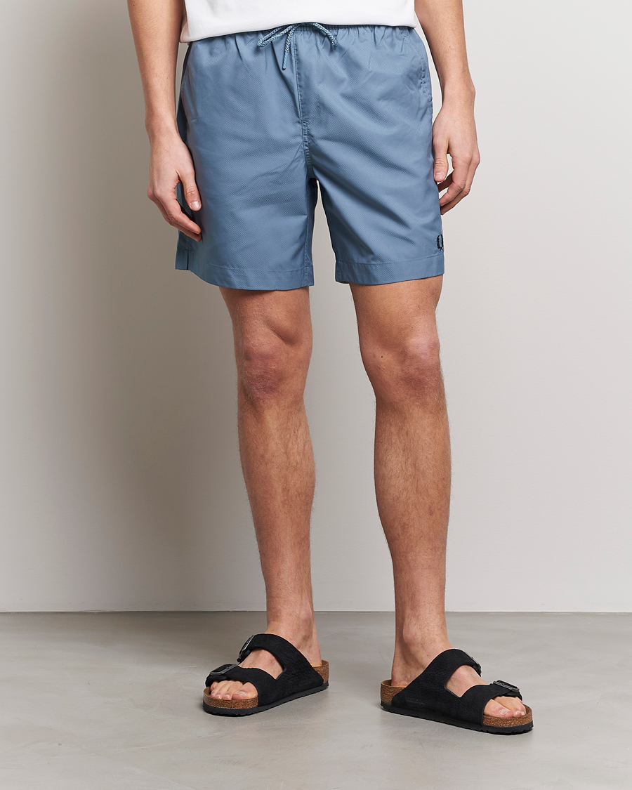 Herren | Badehosen | Fred Perry | Classic Swimshorts Ash Blue