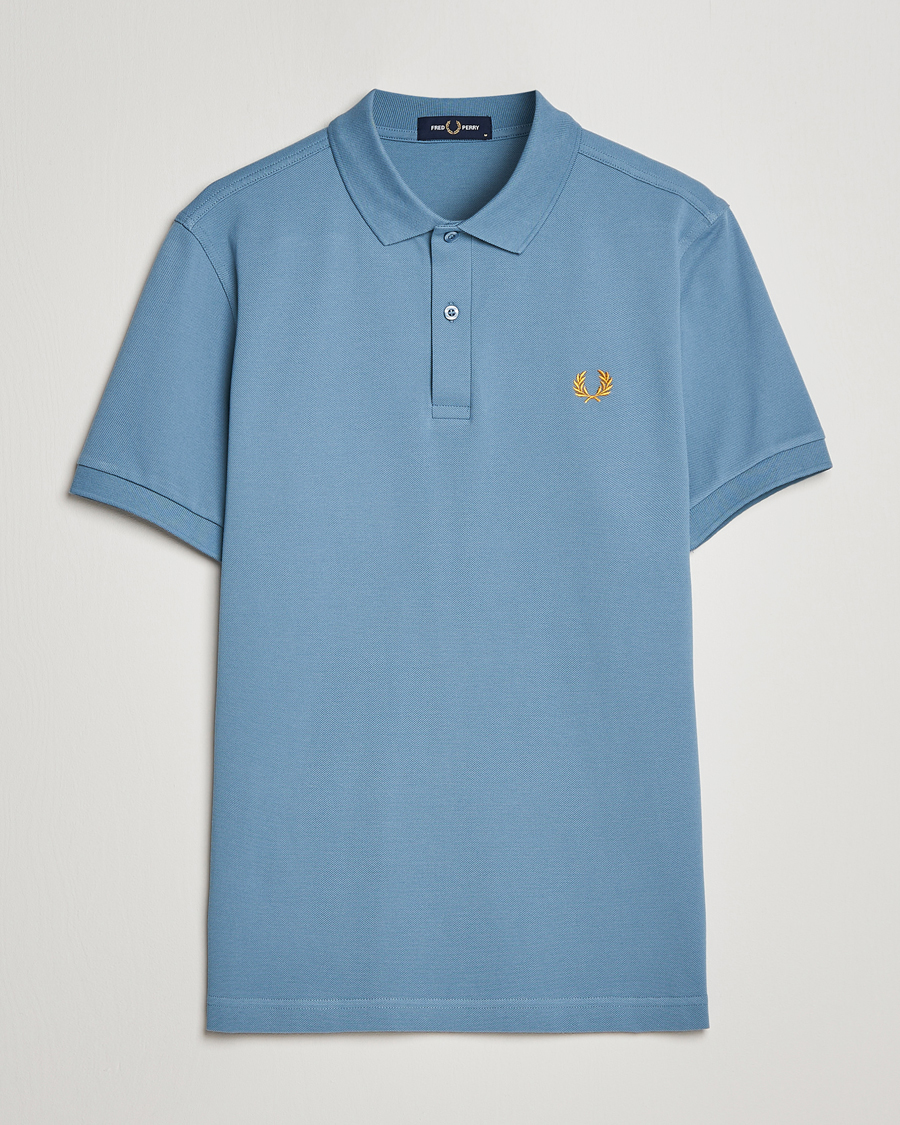 Herren | Poloshirts | Fred Perry | Plain Polo Shirt Ash Blue