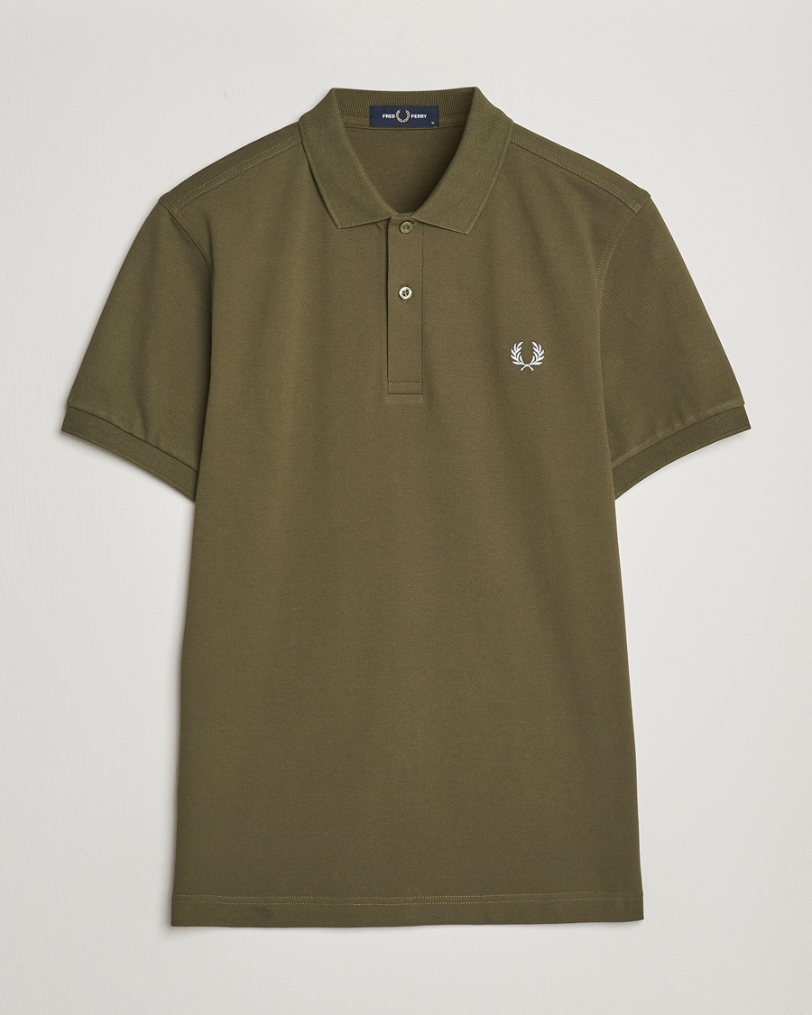 Herren | Poloshirts | Fred Perry | Plain Polo Shirt Uniform Green