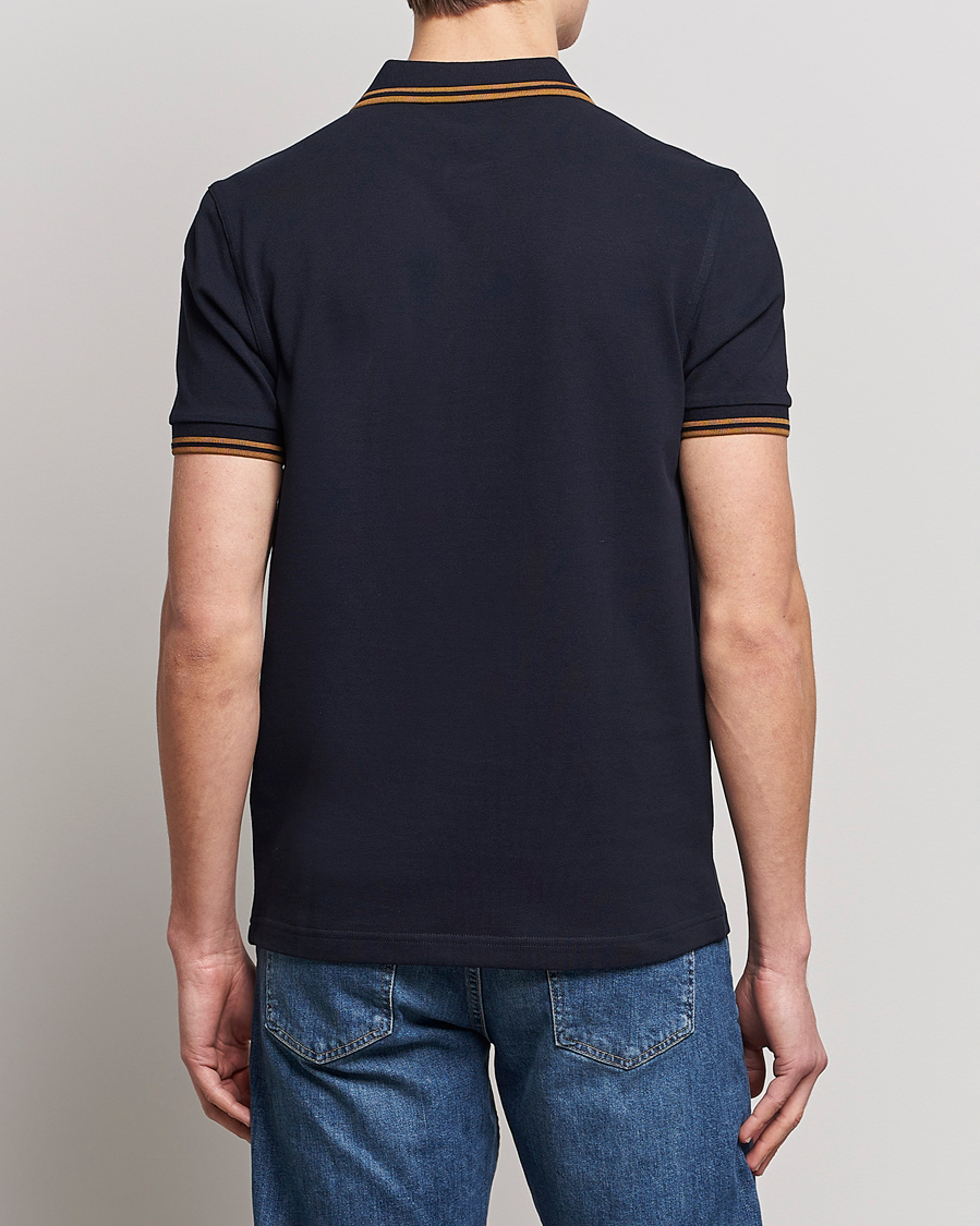 Herren | Poloshirts | Fred Perry | Twin Tipped Polo Shirt Navy