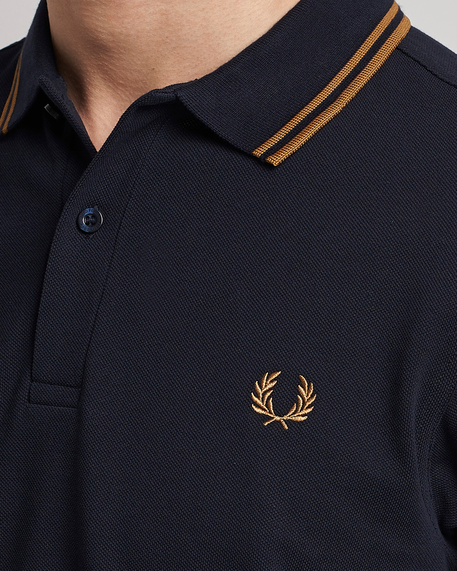 Herren | Poloshirts | Fred Perry | Twin Tipped Polo Shirt Navy