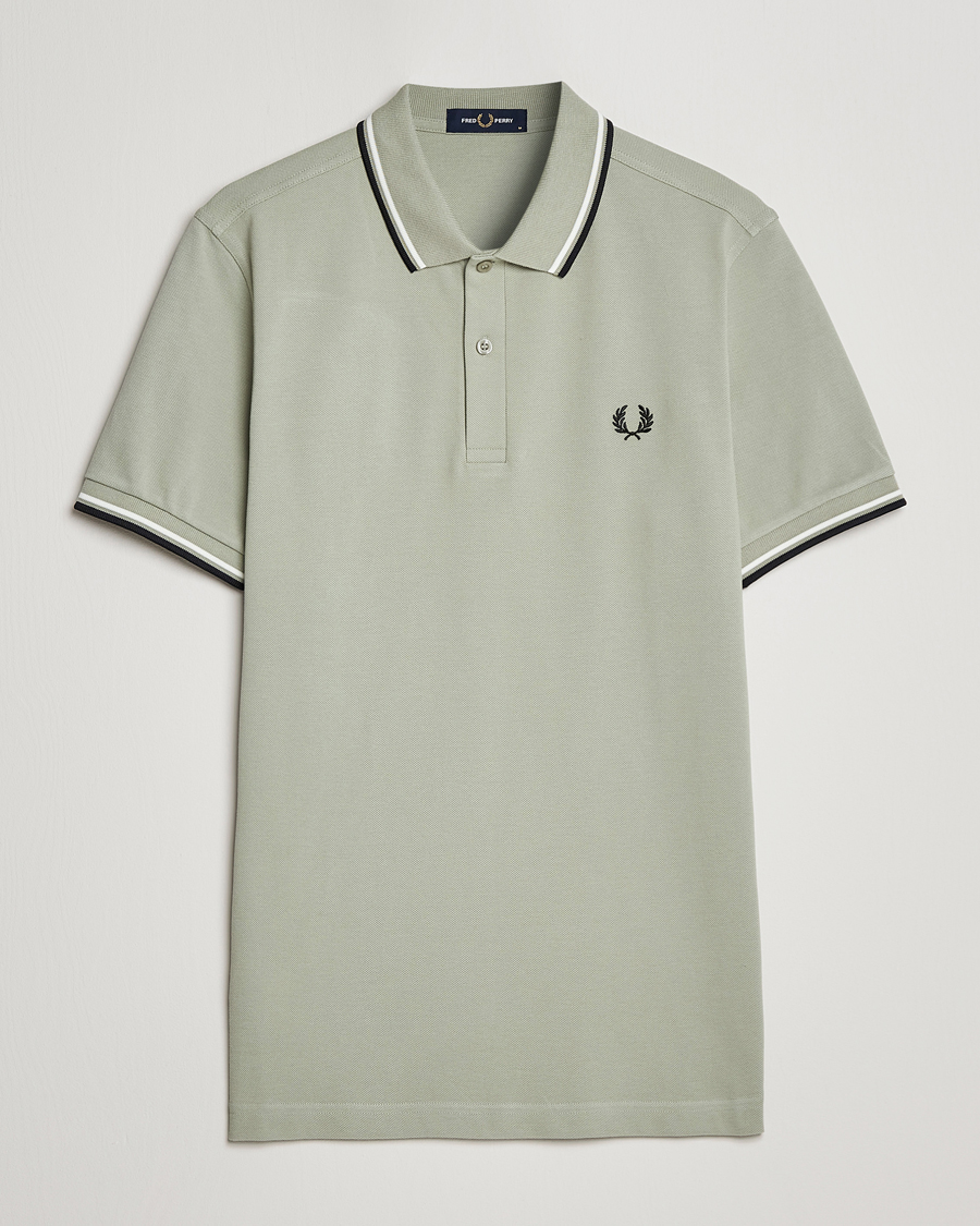Herren | Poloshirts | Fred Perry | Twin Tipped Polo Shirt Sea Gras