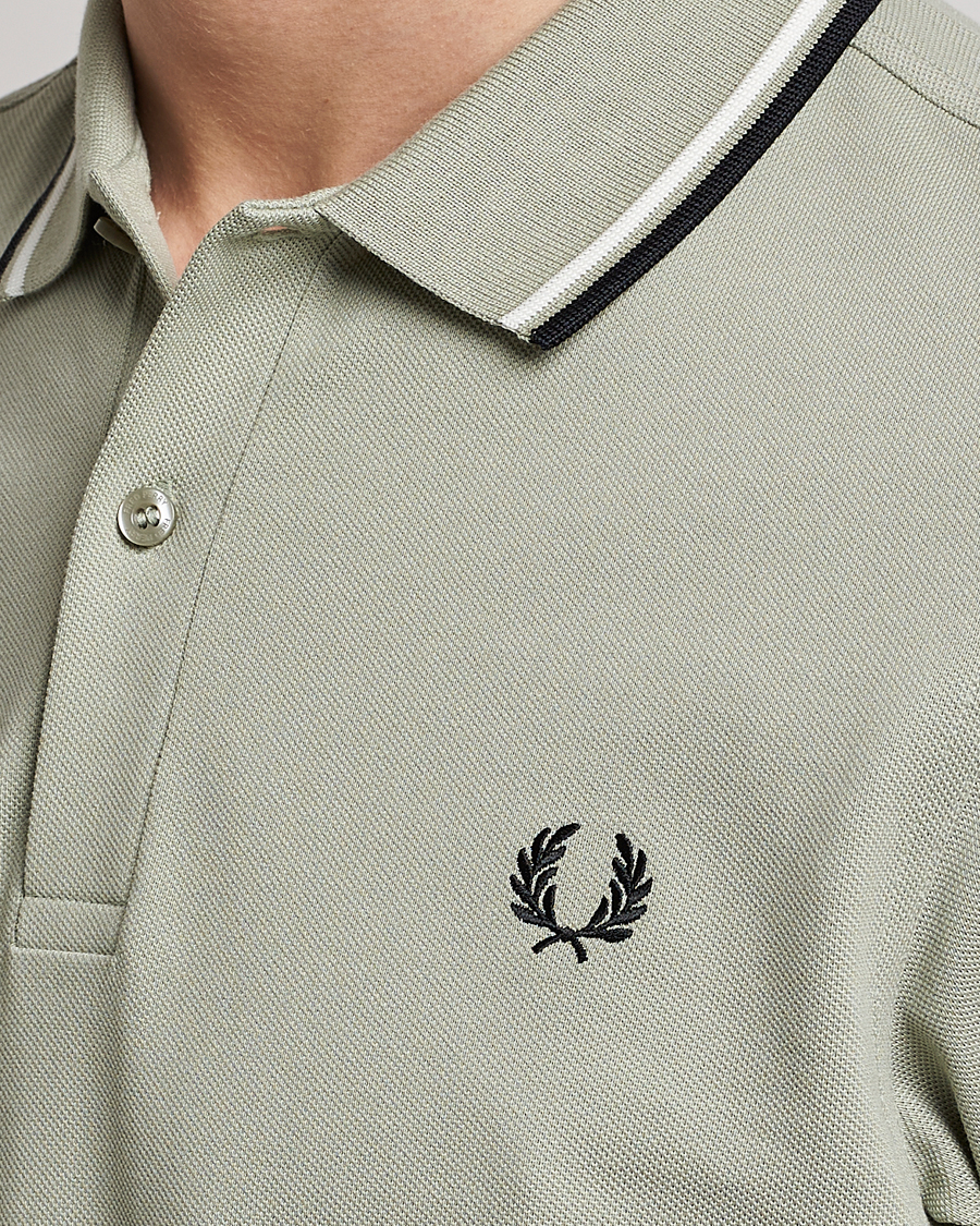 Herren | Poloshirts | Fred Perry | Twin Tipped Polo Shirt Sea Gras