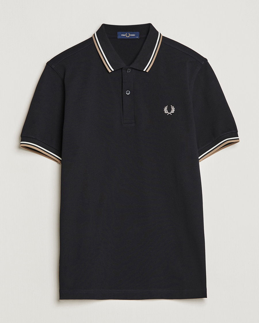 Herren | Poloshirts | Fred Perry | Twin Tipped Polo Shirt Black