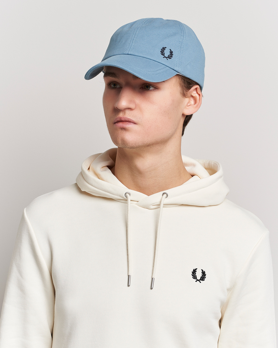 Herren | Fred Perry Classic Cap Ash Blue | Fred Perry | Classic Cap Ash Blue